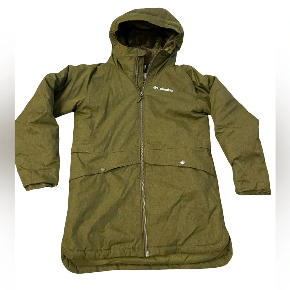 Columbia Kids Forest Green Puffer Jacket